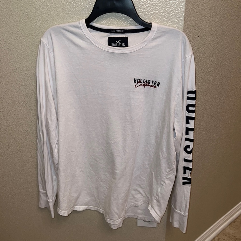 Hollister, men’s shirt, size XL white